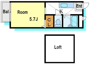 ホワイトハウス【1階】の間取り