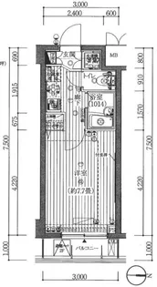 プレール・ドゥーク亀戸【2階】の間取り
