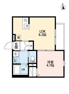 カンパネラ流山【2階】の間取り