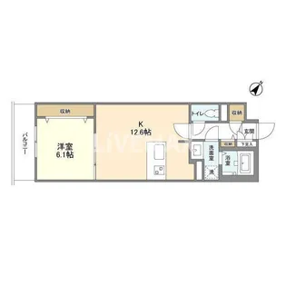 BLESS北新宿【2階】の間取り