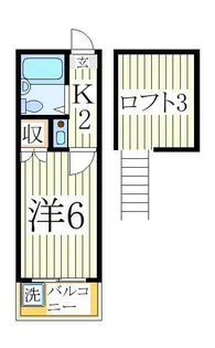 フローラル花梨II【2階】の間取り