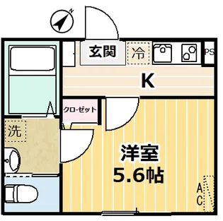 レグレス【3階】の間取り