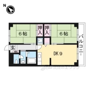 協栄マンション【2階】の間取り