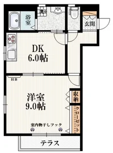 La Solana【1階】の間取り