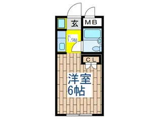 ヤングハイツ池上【2階】の間取り