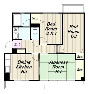 レジデンス伊藤I【2階】の間取り