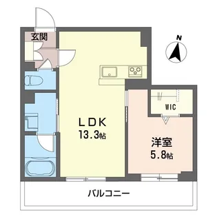 通町グランデ【1階】の間取り