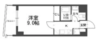 アルビオン【5階】の間取り
