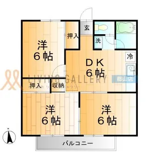 ビアンカみなみ【1階】の間取り