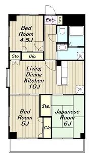 カサ・フェリス中央林間【3階】の間取り