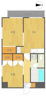 センチュリーマンション【9階】の間取り