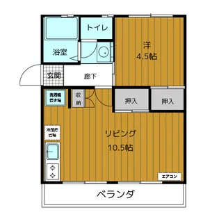カーサ仙川【1階】の間取り