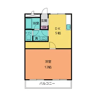 下山ビル あまだ【2階】の間取り