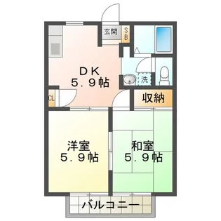 ベオール【1階】の間取り