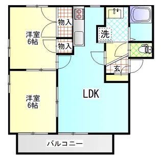 フォーレス桜木【2階】の間取り