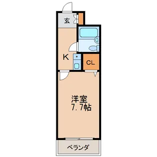 ライオンズマンション丸の内第6【6階】の間取り