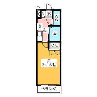 エクセランス御供所2【1階】の間取り