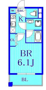 ガーラヴィスタ横濱西口【10階】の間取り