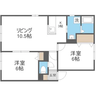 フォーサイト環状1414【3階】の間取り