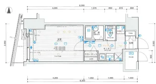 アーバイル戸越駅前【6階】の間取り