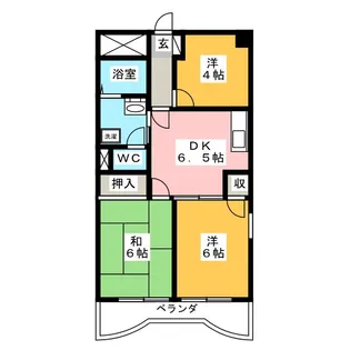 シミュレーINAGAKI【3階】の間取り