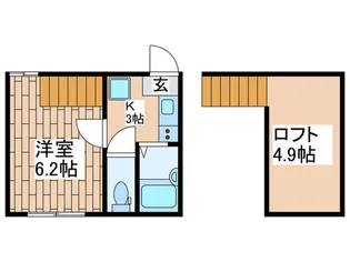 グランキャスト【1階】の間取り