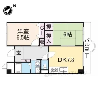 タワー・ア・ラ・モード【4階】の間取り