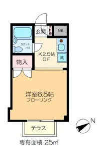 パークハイツ桜木【2階】の間取り