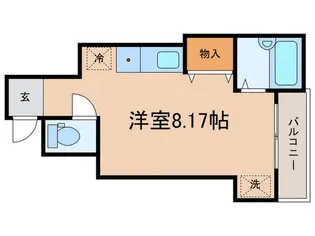 デパール石田【1階】の間取り