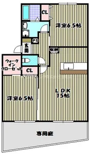 シャーメゾン光明池【1階】の間取り