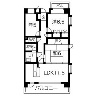 プライム【1階】の間取り