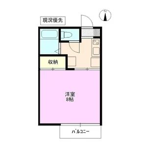 フレンドリー南俣 A棟【1階】の間取り