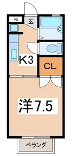パールハウス【2階】の間取り