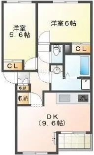 ドリームハイツ【2階】の間取り