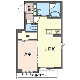クオリスタ【2階】の間取り
