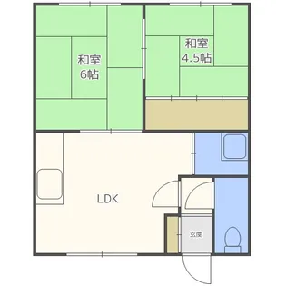 第4豊田マンション【2階】の間取り