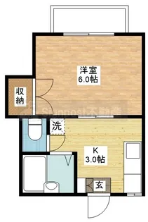 コーポシャルマン【2階】の間取り