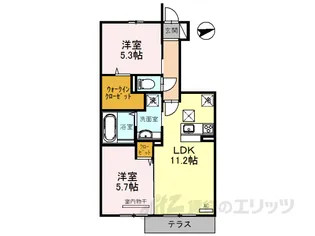 コットンハウスIII【1階】の間取り