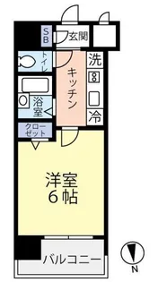 グランヴァン中野江古田【8階】の間取り