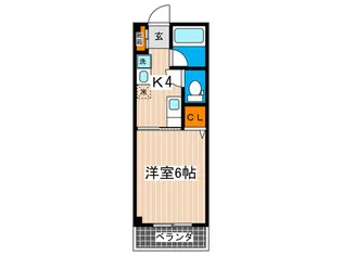 エステートショーヂNo1【3階】の間取り