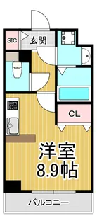 Paseo三軒寺通り【4階】の間取り