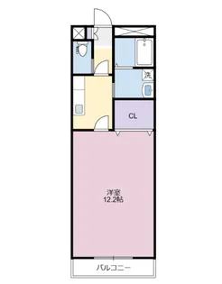 ブレイン北島【1階】の間取り