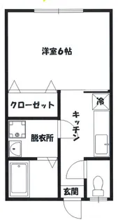 第一日暮里コーポ【2階】の間取り