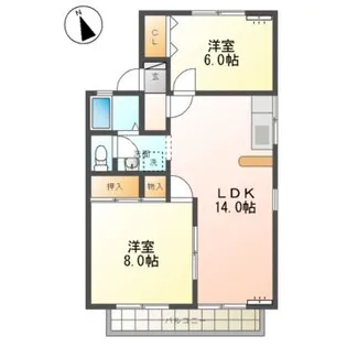 マリールタウン【1階】の間取り