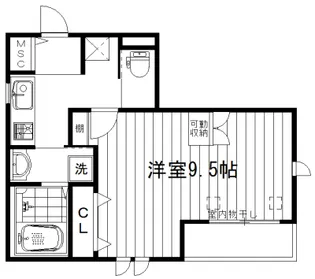 WISTERIA PLACE【1階】の間取り