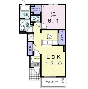 エクセレントII【1階】の間取り