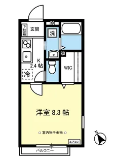 ピュア・グリーン【1階】の間取り