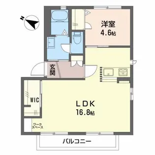 VALUGE豊岡 E【2階】の間取り