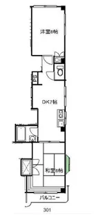 第2高嶋ビル【3階】の間取り