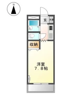 エクセレンス延友【1階】の間取り